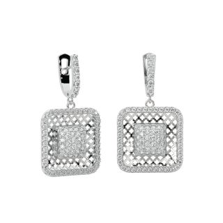 Almeta Round Diamond Earrings